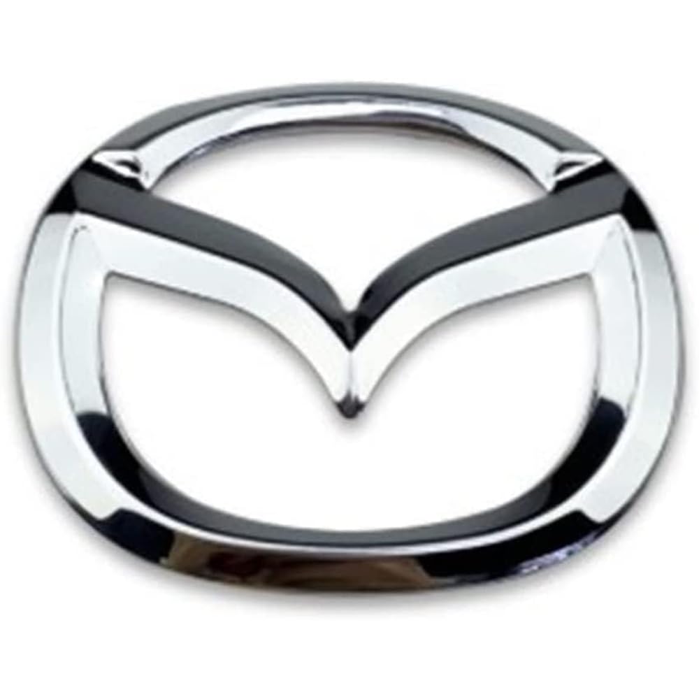 Emblem Logo Aufkleber für Mazda 2 3 5 6 / CX3 CX5 CX7 CX9 CX30 / MX30 MX5, Logo Cover Aufkleber Vorne/Hinten Kofferraum Logo Abzeichen Aufkleber Autoaufkleber Emblem Abziehbilder,A von REDVIT