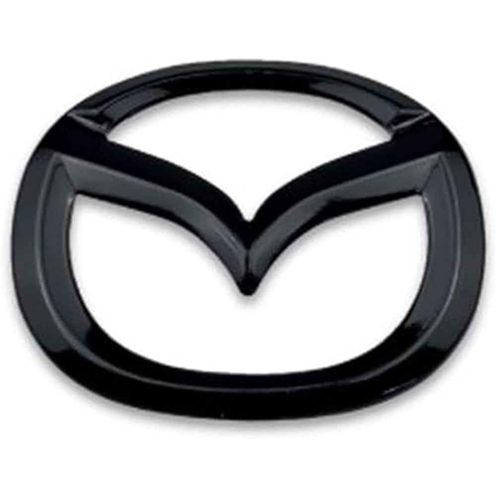 Emblem Logo Aufkleber für Mazda 2 3 5 6 / CX3 CX5 CX7 CX9 CX30 / MX30 MX5, Logo Cover Aufkleber Vorne/Hinten Kofferraum Logo Abzeichen Aufkleber Autoaufkleber Emblem Abziehbilder,B von REDVIT