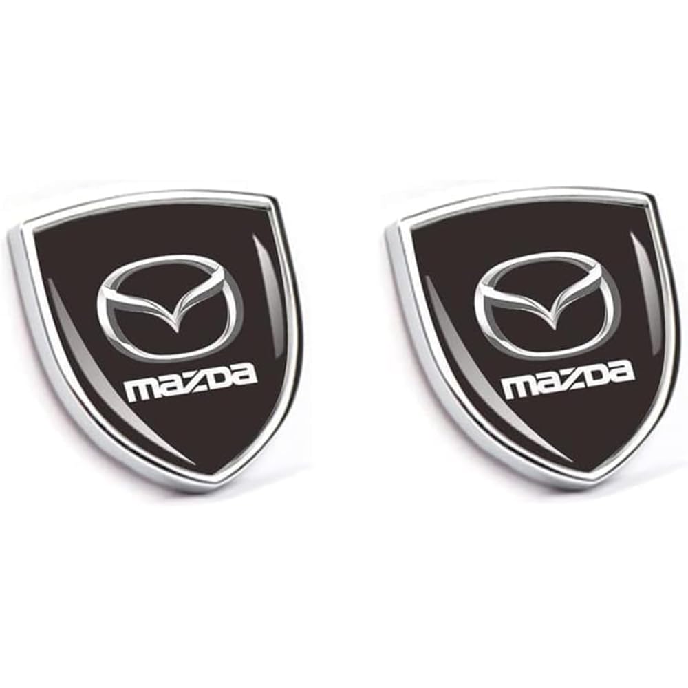Emblem Logo Aufkleber für Mazda Cx7 Cx5 Cx9 Cx-5 Cx3 MX-5, Logo Cover Aufkleber Vorne/Hinten Kofferraum Logo Abzeichen Aufkleber Autoaufkleber Emblem Abziehbilder von REDVIT