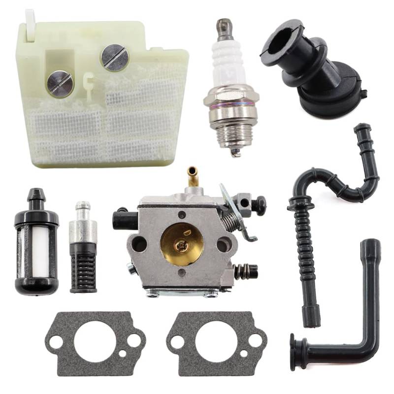 MCHNIC Vergaser mit Luftfilter Satz für Stihl 024 026 MS240 MS260 MS 240 MS 260 Kettensäge Ersetzt Walbro WT-194, WT-194-1, 1121 120 0611 von MCHNIC