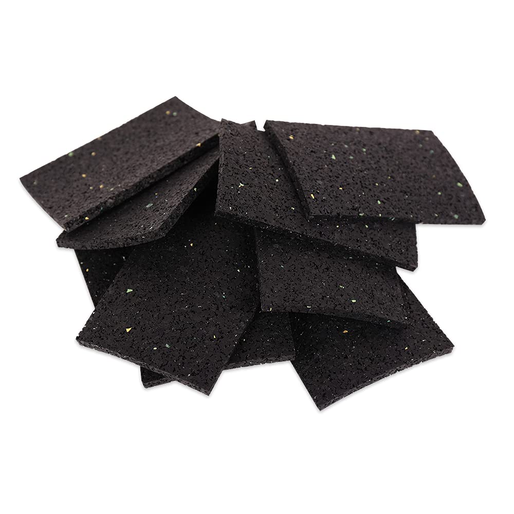 WiCo® REGUPOL Cargo mat 7210® Antirutschmatte schwarz - 10 Pads á 100 mm x 200 mm x 8 mm von REGUPOL