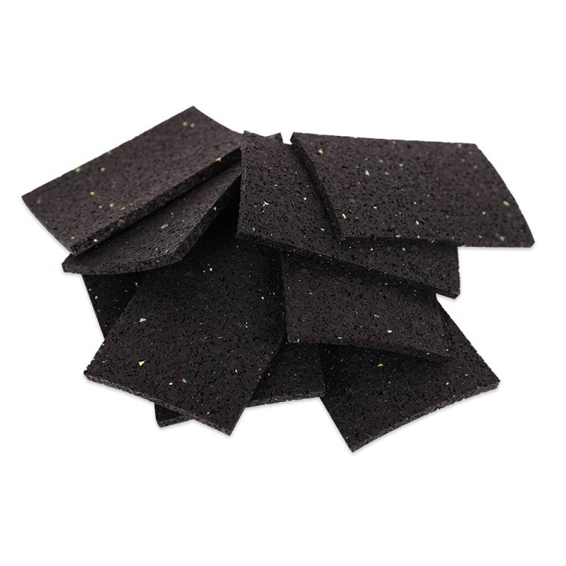WiCo® REGUPOL Cargo mat 7210® Antirutschmatte schwarz - 10 Pads á 100 mm x 200 mm x 8 mm von REGUPOL