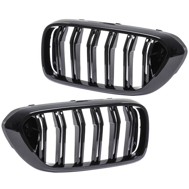 Kühlergrill Nieren Grill Doppelsteg passend für BMW 6er GT G32 2017-2021 Klavierschwarz von REINKO