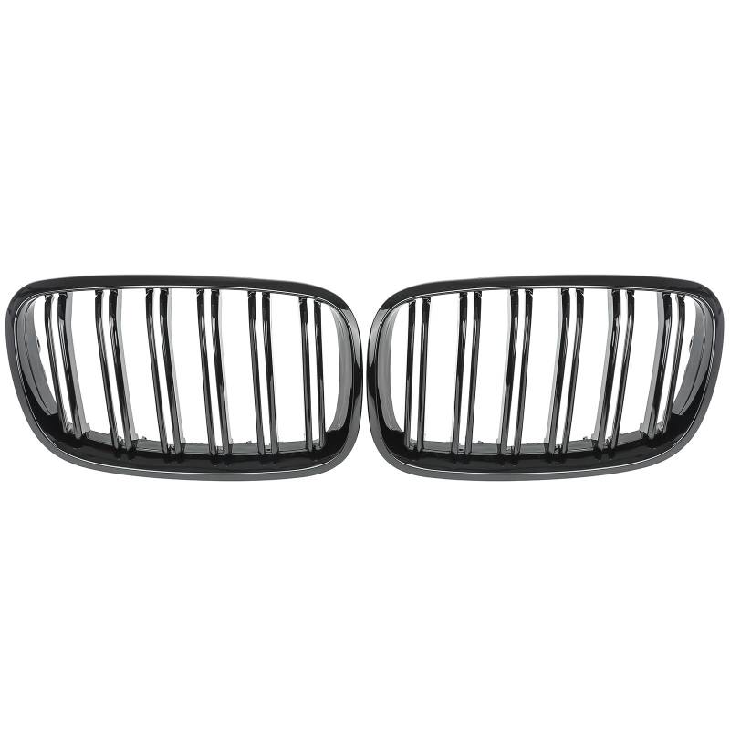 Nieren Grill Doppelsteg passend für BMW X5 E70 X6 E71 E72 Klavierschwarz von REINKO