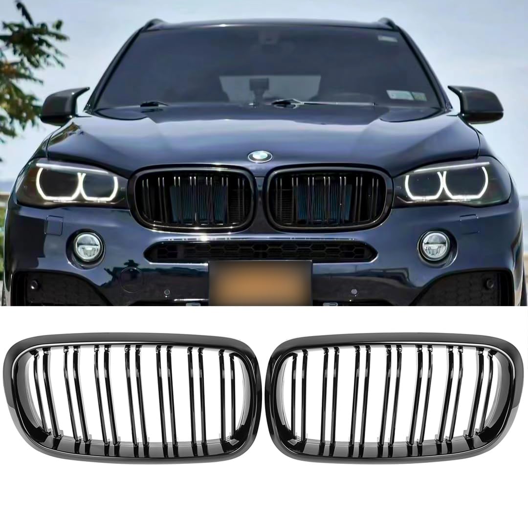 Nieren Grill Doppelsteg passend für BMW X5 F15 X6 F16 ab 2013 klavierschwarz Nieren Grill Doppelsteg passend für BMW X5 F15 X6 F16 ab 2013 klavierschwarz von REINKO