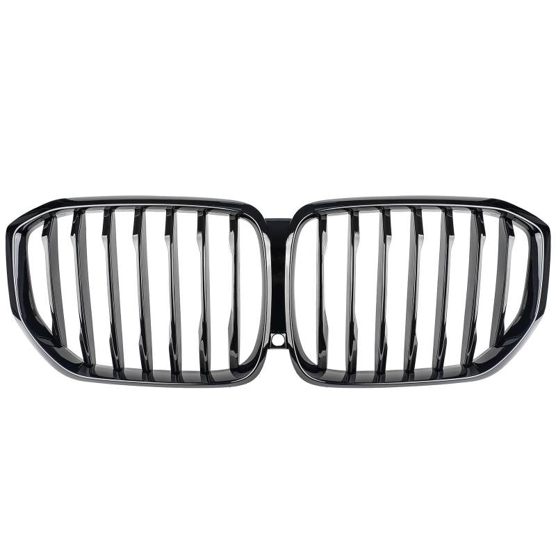 Nieren Grill Einzelsteg passend für BMW X5 G05 F95 Klavierschwarz von REINKO