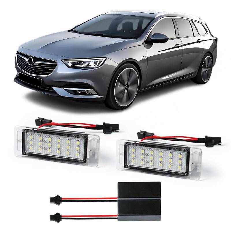 REINKO LED Kennzeichenbeleuchtung passt für Mokka Insignia A Sports Tourer/Country Tourer Facelift Bj. ab 07.2013- von REINKO