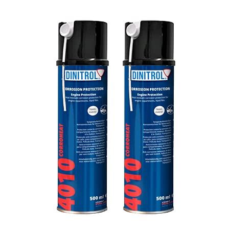 2 x Dinitrol 4010 Hohe Temperatur Wasser reinigen Motor klar Wachs 500 ml Aerosol 2 x Dinitrol 4010 Hohe Temperatur Wasser reinigen Motor klar Wachs 500 ml Aerosol von REJEL