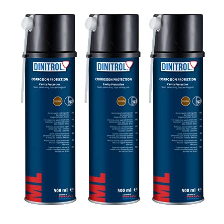 Dinitrol ML Rostschutz-Wachs, 500 ml, Aerosol-Türhaut, 3 Stück von REJEL