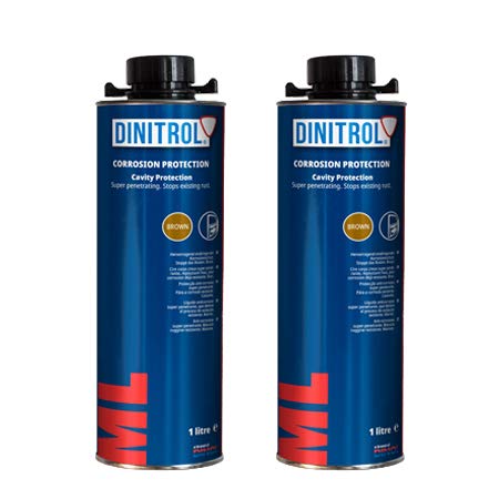 Dinitrol ML3125 Hohlraumwachs, 2 Dosen, 1 l (mit Schutz-Schraubdeckel) von REJEL