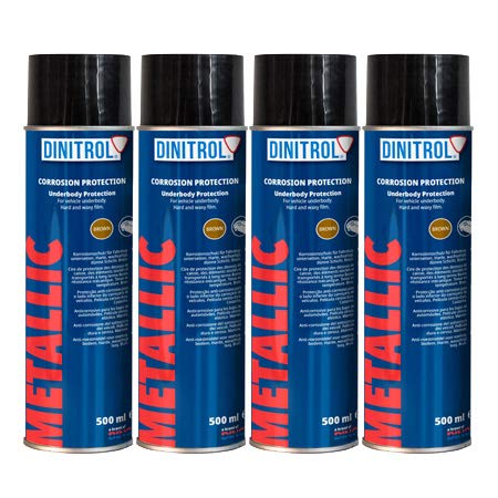 REJEL Dinitrol braun metallic Unterboden Wachs 4 x 500 ml Aerosol Spraydosen REJEL Dinitrol braun metallic Unterboden Wachs 4 x 500 ml Aerosol Spraydosen von REJEL