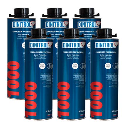 REJEL Dinitrol 1000 Hohlraumwachs, hohe Feststoffe, klar, 1 Liter Dose, 6 Stück REJEL Dinitrol 1000 Hohlraumwachs, hohe Feststoffe, klar, 1 Liter Dose, 6 Stück von REJEL