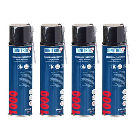 Rejel Dinitrol 1000 Klares Hohlraumwachs, 500 ml, Sprühdose, 4 Stück Rejel Dinitrol 1000 Klares Hohlraumwachs, 500 ml, Sprühdose, 4 Stück von REJEL