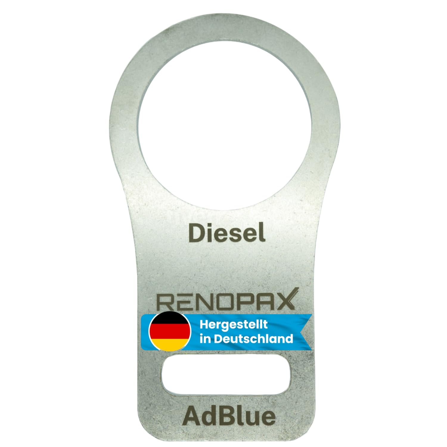 RENOPAX AdBlue Verschluss Sicherung aus Edelstahl an Kastenwagen (Ducato, Jumper, Boxer) Adblue Tank Deckel von RENOPAX