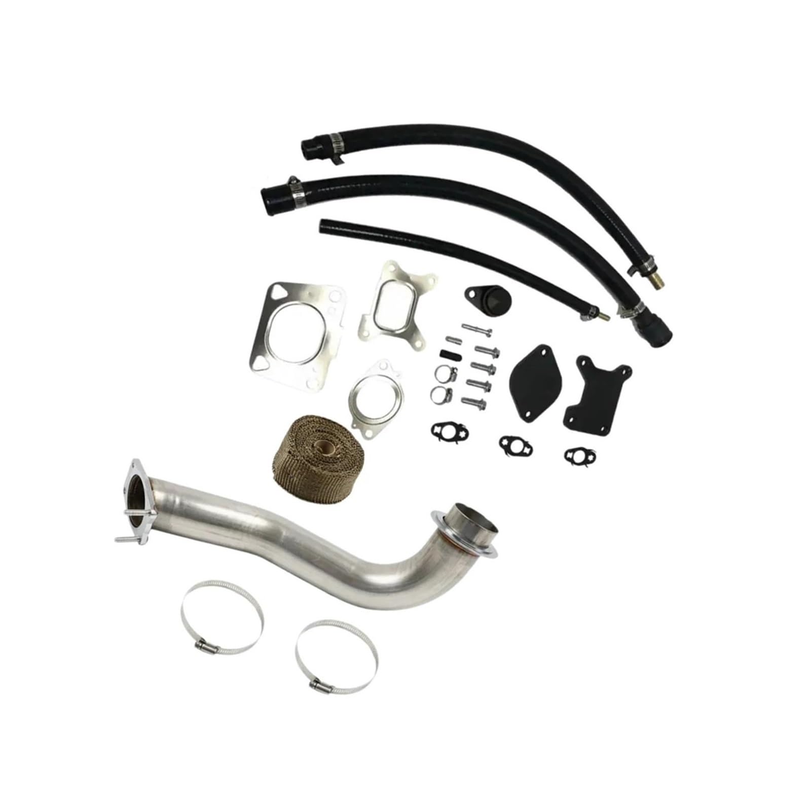 3,5 Zoll Auspuff-Fallrohr L5P Fallrohr Auspuff Für GMC Für Sierra 2017–2021 2022 2023 Abgasrohrleitungen(L5P EGR Downpipe) von REOKIP