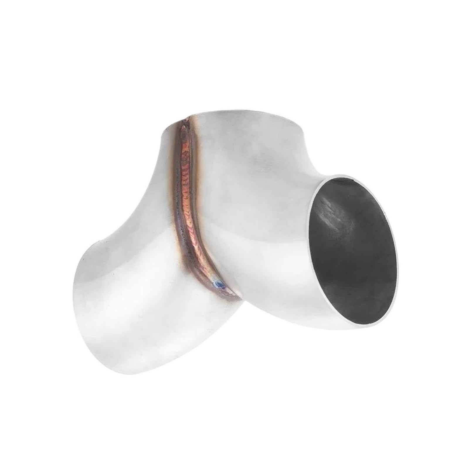 51/57/63/76MM Auspuffschalldämpfer Schweißen Y-Typ T-Verbindungsrohr Edelstahl Auspuffrohr Armaturen Abgasrohrleitungen(57MM) von REOKIP