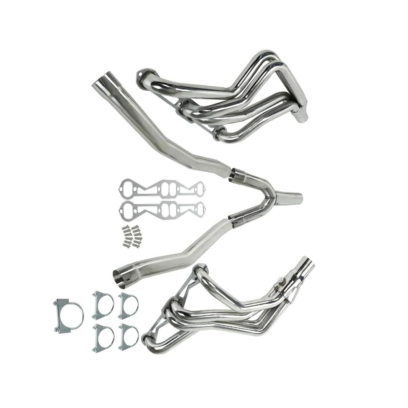 Auspuffkrümmer + Y-Rohr Für C&hevrolet Für Camaro SBC 5.0/5,7 V8 1982-1988 1989 1990 1991 1992 Abgasrohrleitungen von REOKIP