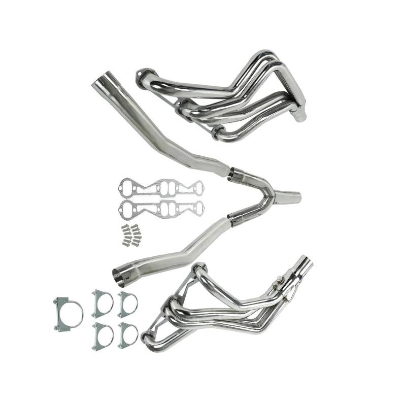 Auspuffkrümmer + Y-Rohr Für C&hevrolet Für Camaro SBC 5.0/5,7 V8 1982-1988 1989 1990 1991 1992 Abgasrohrleitungen von REOKIP