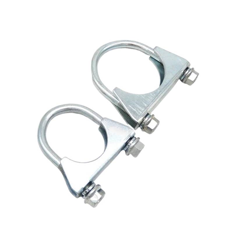 Auspuffrohrfestigkeitsrohr Feststeckende Rohrschelle Feste Kehle Hoop-Schelle Unter Kragenband U-Rohr Hoop 25-80mm Abgasrohrleitungen(32mm) von REOKIP