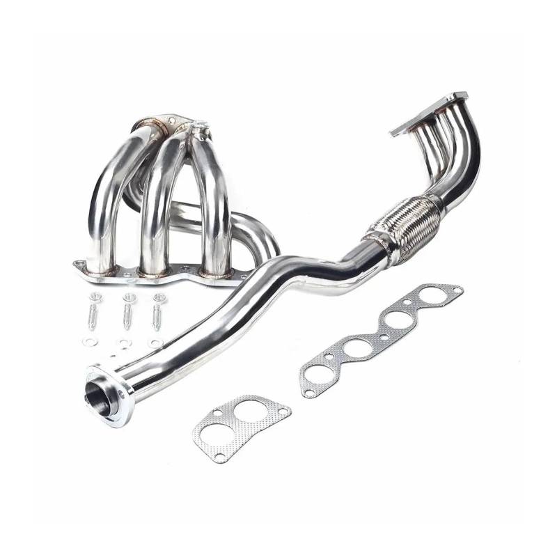 Edelstahl Auspuff Header Verteiler Für Toyota Für Corolla 1,8 L 1993 1994 1995 1996 1997 1998 Abgasrohrleitungen von REOKIP