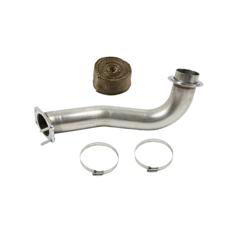 Für C&hevrolet Für Silverado 2017-2023 3,5 Zoll Auspuff Fallrohr L5P Fallrohr Auspuff L5p Fallrohr Abgasrohrleitungen(L5p Downpipe) von REOKIP