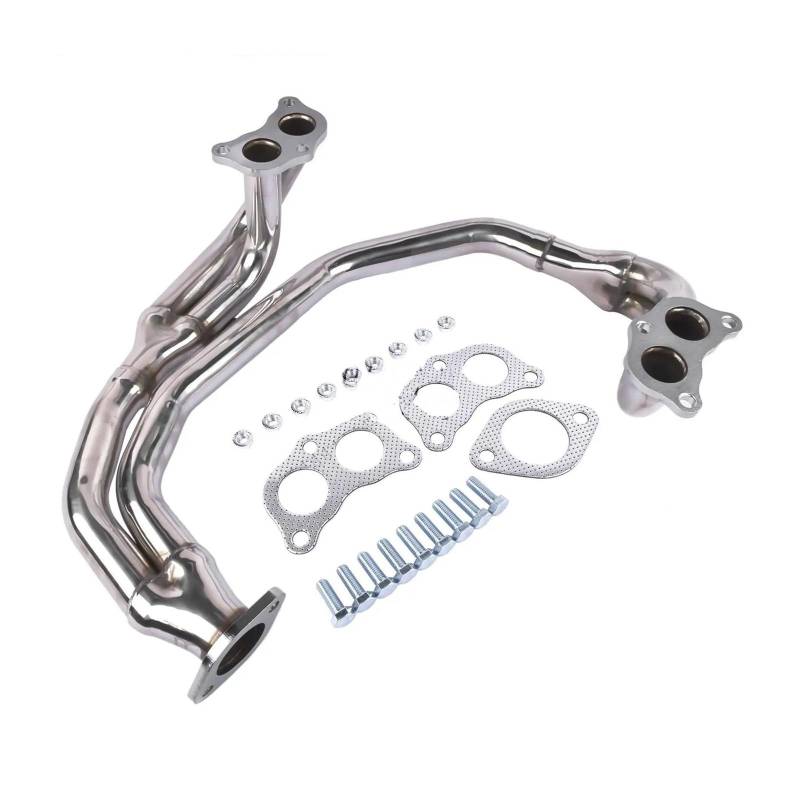Krümmer Auspuff Header Edelstahl Für Subaru Für Impreza RS 2,5 L Nicht-Turbo 1998 1999 2000 2001 2002 2003 2004 2005 Abgasrohrleitungen von REOKIP