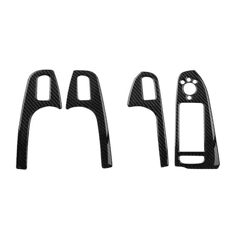 REOKIP Auto 4 Stücke Autotür Fensterheber Panel Knopfrahmen Zieraufkleber Für A4 A5 2013 2014 2015 2016 Interieurleisten(RHD With hole) von REOKIP