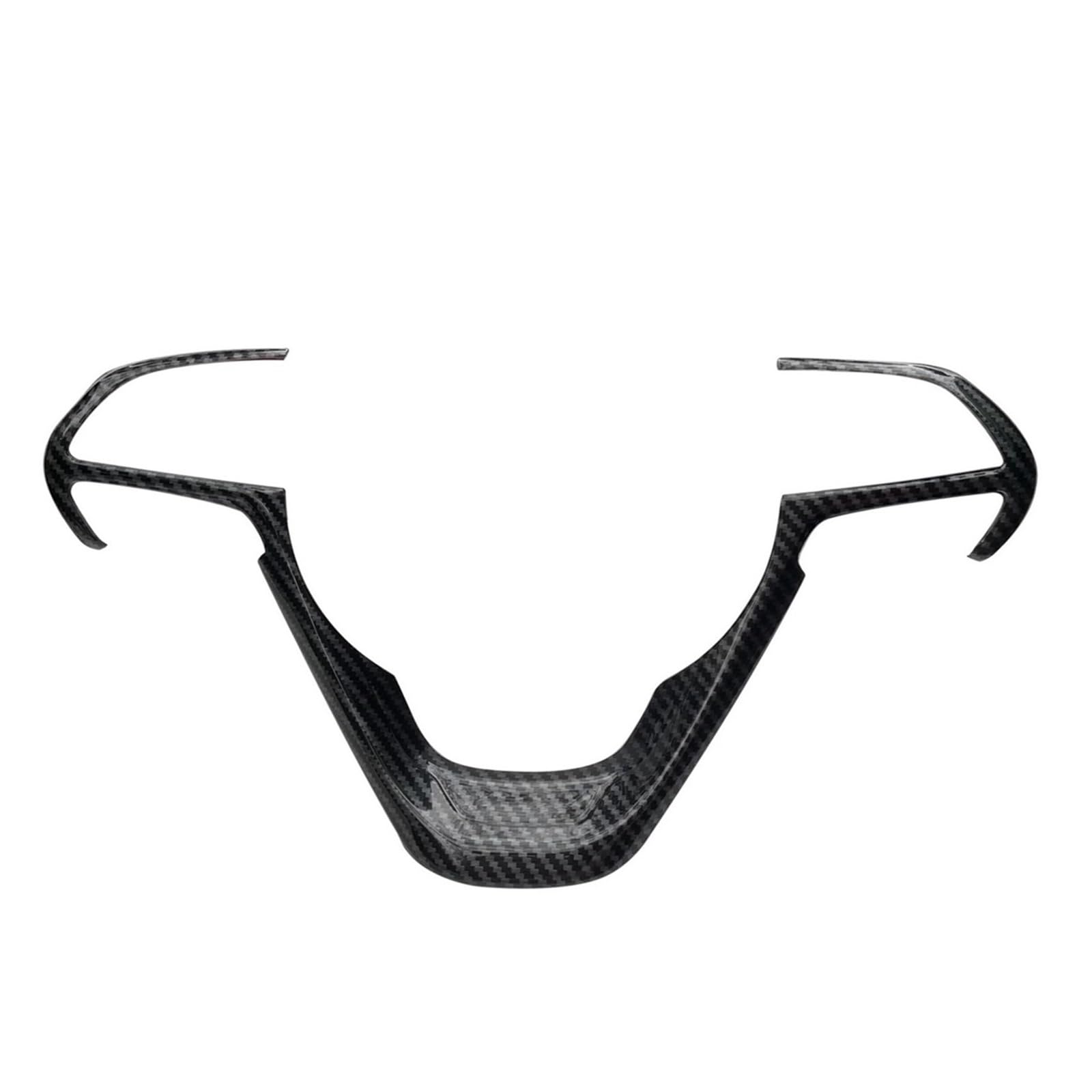 REOKIP Auto Auto Lenkrad Dekoration Abdeckung Aufkleber Zierrahmen Für Jeep Für Grand Cherokee 2014 2015 2016 2017 2018 2019 2020 Interieurleisten(Carbon Fiber Grain) von REOKIP
