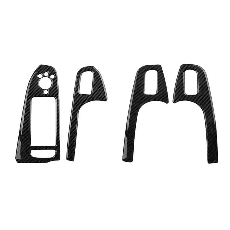 REOKIP Auto Für A4 A5 2013 2014 2015 2016 4 Stücke Autotür Fensterheber Panel Knopfrahmen Zieraufkleber Interieurleisten(LHD With hole) von REOKIP