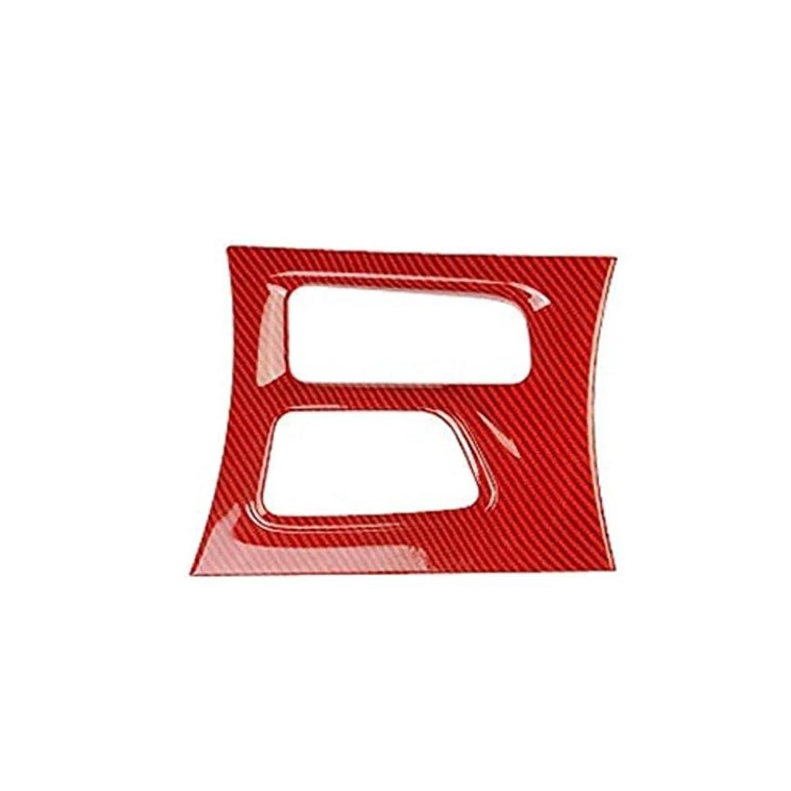 REOKIP Auto Für Dodge Für Ladegerät 2016 2017 2018 2019 2020 2021 Auto Zentrale Steuerung Getriebe Shift Panel Trim Interieurleisten(Red Carbon) von REOKIP