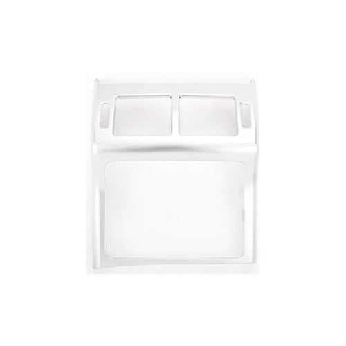 REOKIP Auto Für Jaguar XE X760 XF Auto Innere Armlehne Hinten Klimaanlage Vent Outlet Rahmen Abdeckung Trim Aufkleber Interieurleisten(Silber) von REOKIP