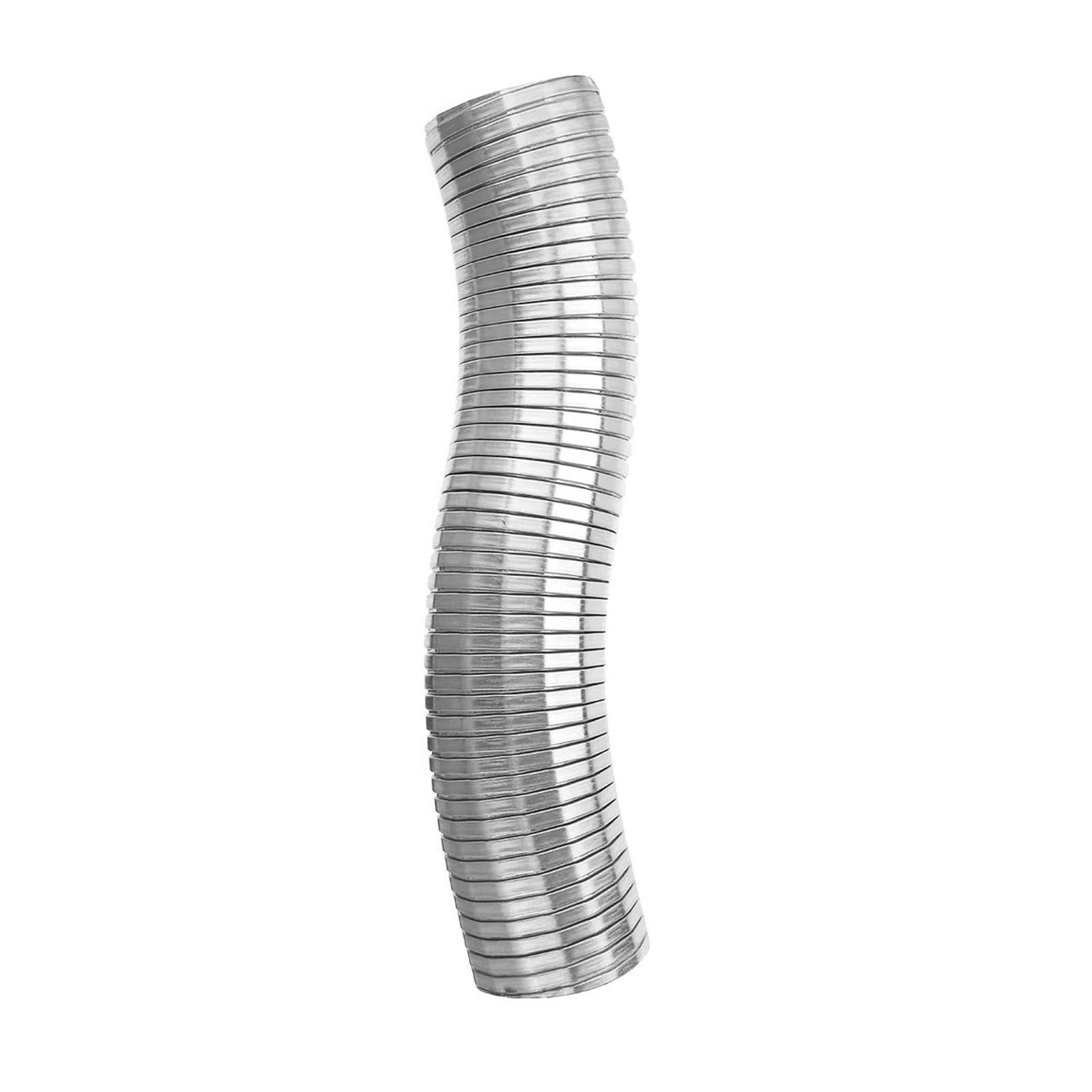 Universal Flexibler Auspuffrohr-Entlüftungsschlauch Schnellreparaturrohr Edelstahlrohre Auspuff-Entlüftungsrohr 250mm Abgasrohrleitungen(45-49MM) von REOKIP
