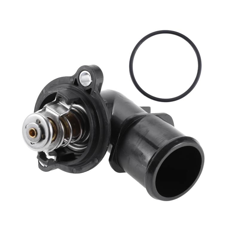 REPAIROCK Auto Thermostat Motor Kühlmittel Thermostatgehäuse Montage Nr. 68253514AA für Jeep Grand Cherokee 14-19 für Ram 1500 2014-2018 2020 2021 Schwarz Kunststoff von REPAIROCK