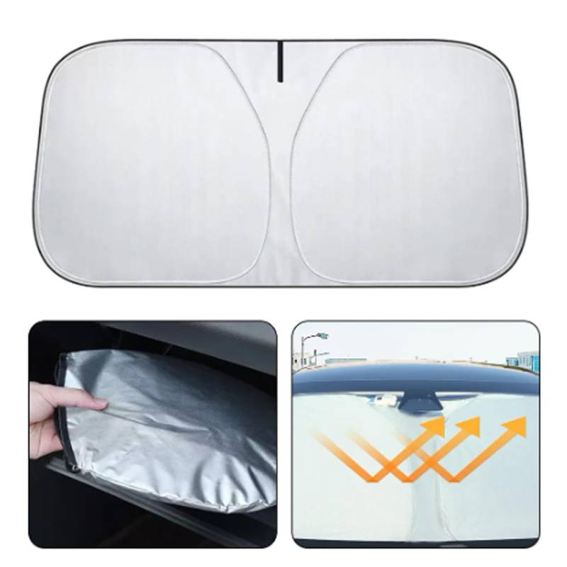 Auto Sonnenschutz für BMW Z4 Roadster E85 E89 G29 / Coupe E86, Frontscheibe Innen Faltbar Universal Auto Sonnenblende,- S von REROM