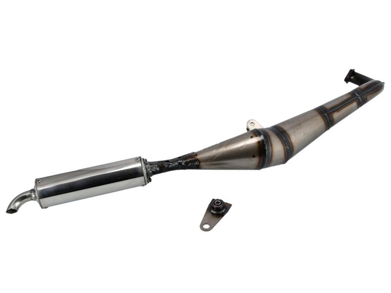 Auspufftopf - Rennauspuff RESO C32 Sport - mit Kugelflanschanschluß und Ø32mm-Krümmer - ohne TÜV von RESO