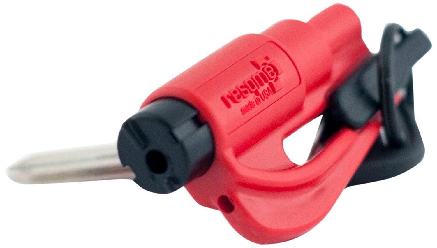 RESQ ME 98730 Sicherheitswerkzeug mit Schlüsselanhänger, 2-in-1, Rot von RESQ ME