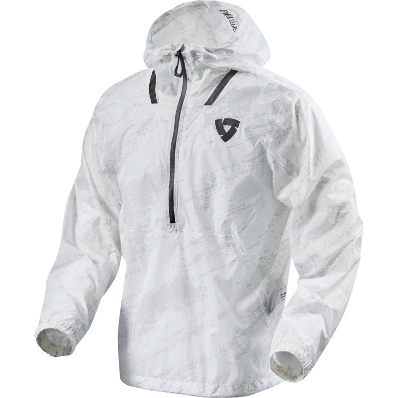 REV'IT! Rain Smock Barrier Regenjacke transparent weiß XL von REV'IT!