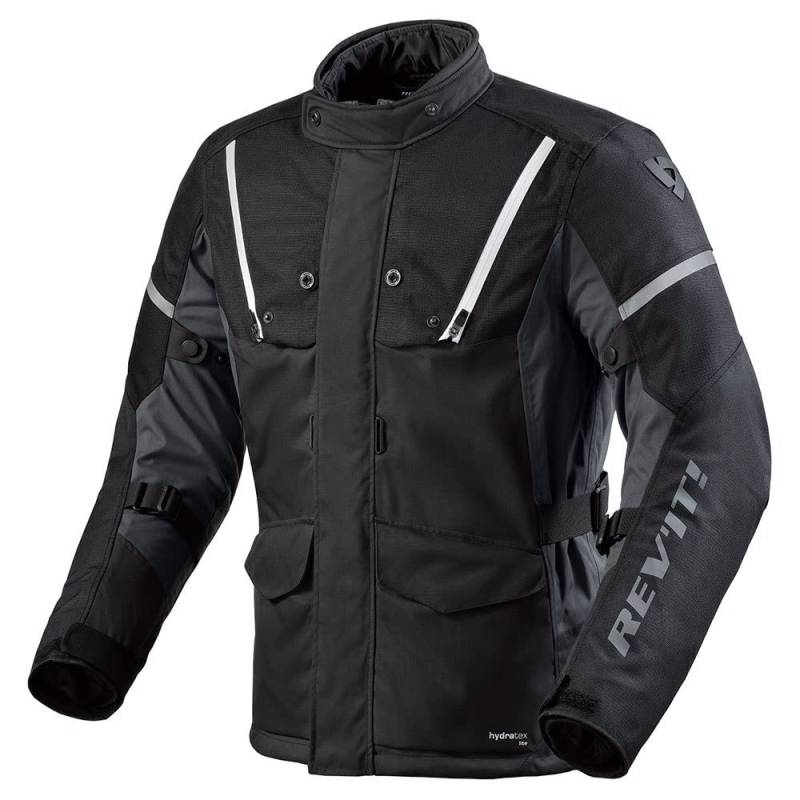 Revit Horizon 3 H2O Motorrad Textiljacke (Black/White,L) von REV'IT!