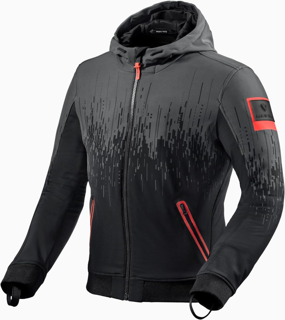 Revit Quantum 2 WB Motorrad Hoodie/Textiljacke, schwarz/rot, M Revit Quantum 2 WB Motorrad Hoodie/Textiljacke, schwarz/rot, M von REV'IT!