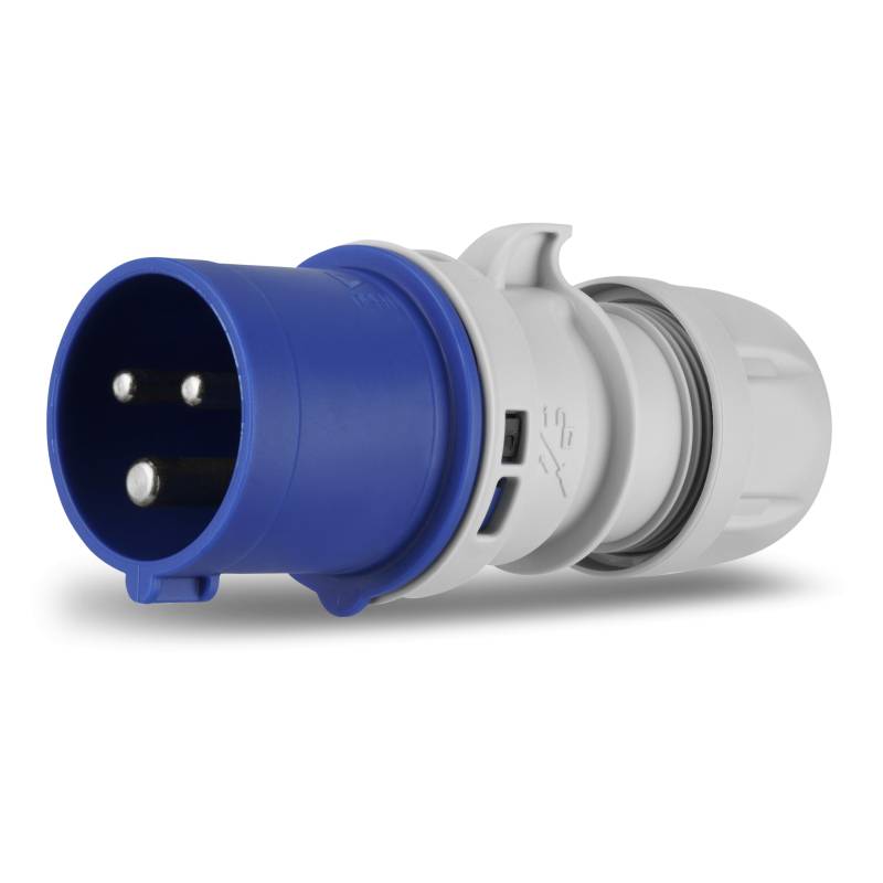 REV Caravan, CEE Stecker 3-polig (1PH+N+PE) IP44, 230V 16A, blau von REV