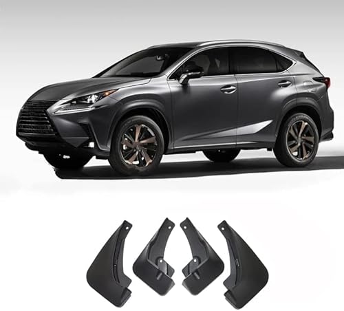 Auto SchmutzfäNger, Für Lexus NX350h NX260 NX 2022-2023 Auto Vordere Hintere Spritzschutz Protection ZubehöR von REVALV