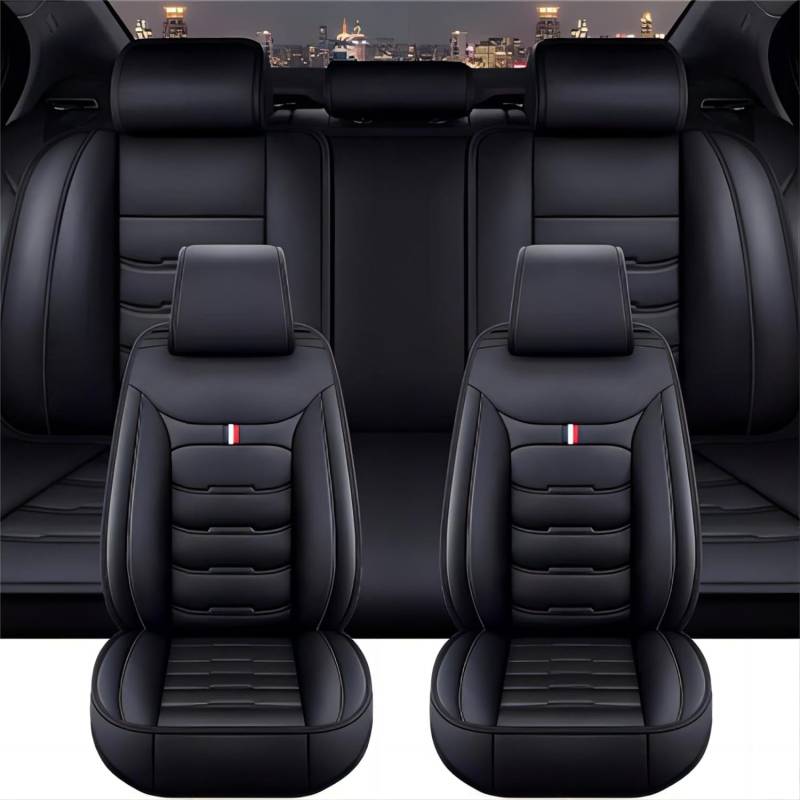 REVALV Auto Sitzbezüge für Toyota RAV4 (2014-2018), Vordersitze und Rückbank Langlebig Wasserdicht Atmungsaktiv Komfortabler Schonbezüge,A von REVALV
