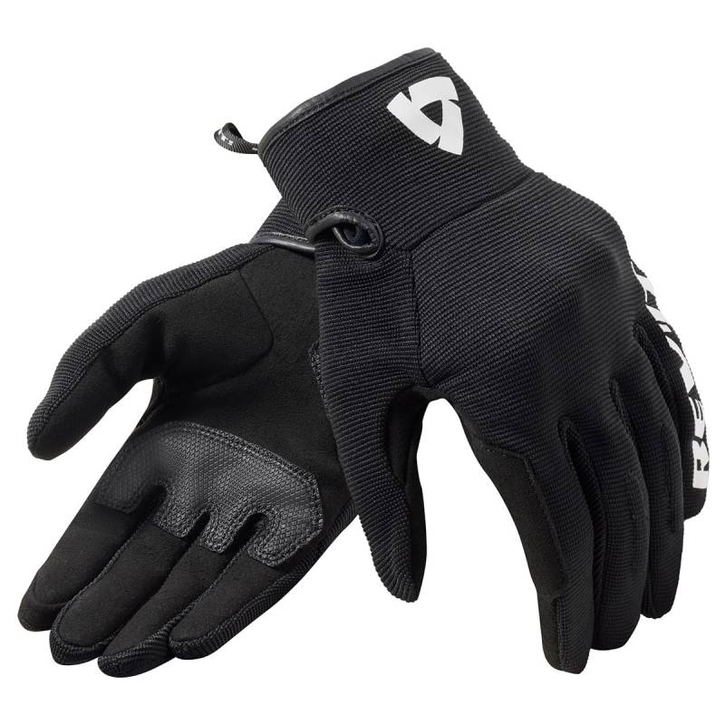 Revit Access Damen Motorrad Handschuhe, schwarz/weiß, XL von Revit