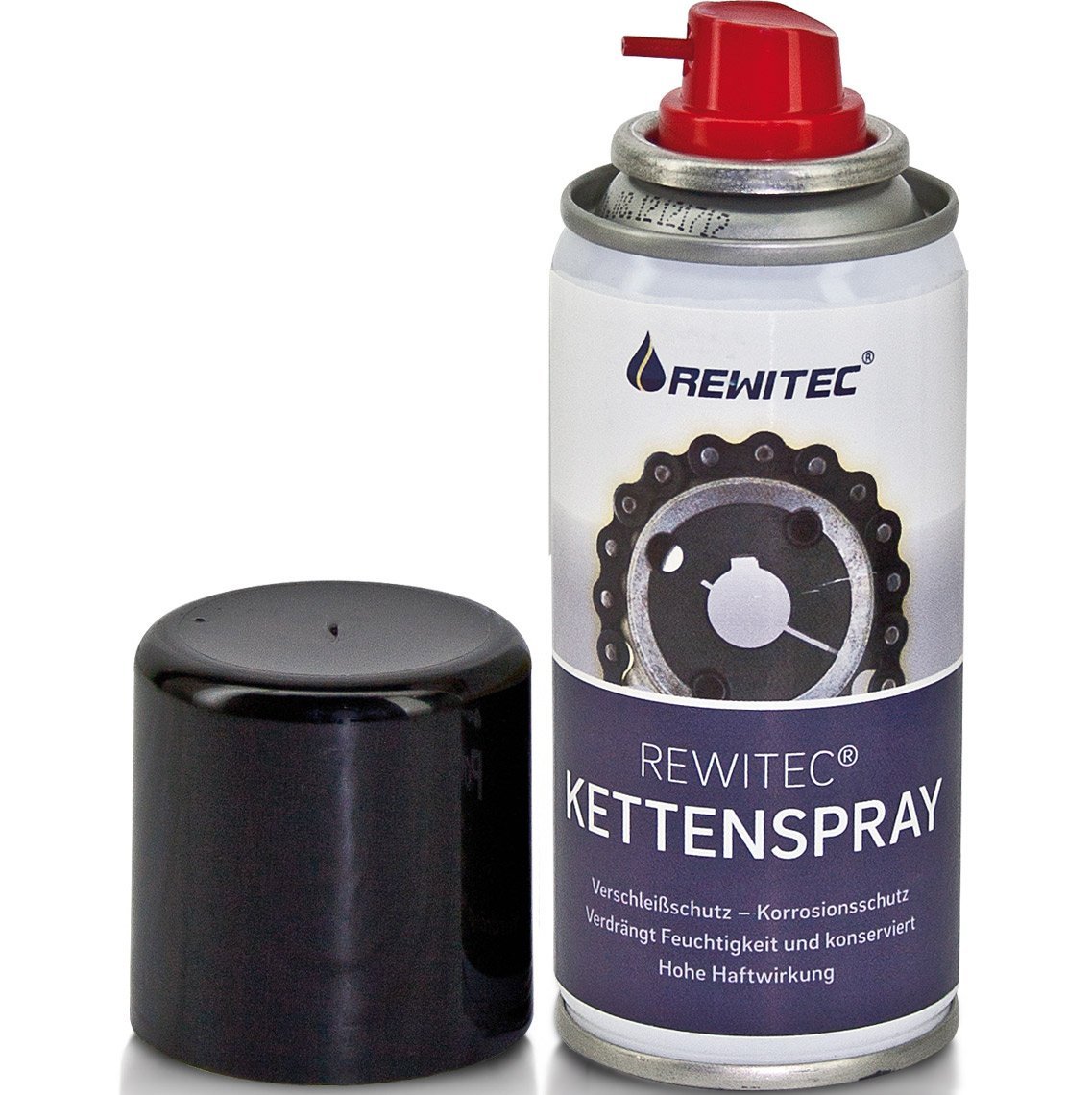 REWITEC KettenSpray, Kettenverschleißschutz für Motorrad- und Fahrradketten von REWITEC