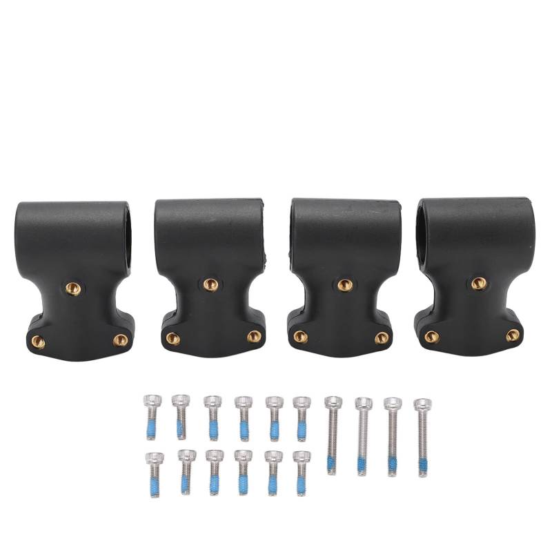 4 Sets Nylon Tee Joint Connector for RC Crop Spraying Drone | 20mm to 20mm Three Way Landing Gear Adapter | Lightweight & Sturdy Replacement for Plant Drones von REXVTNS
