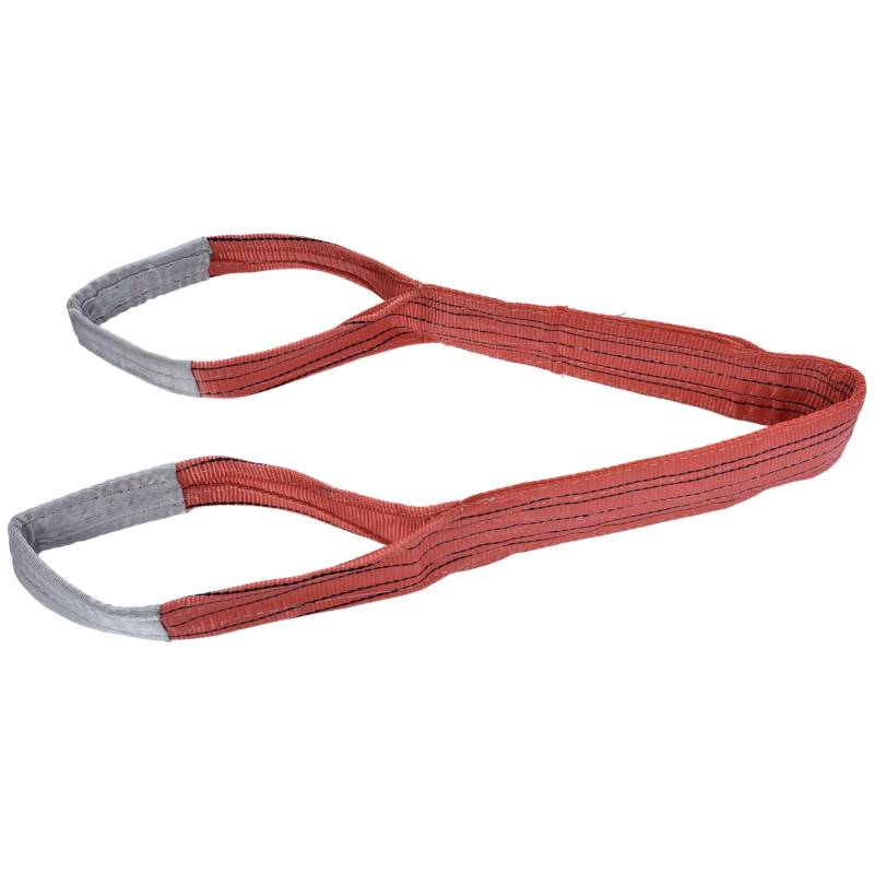 5T Flat Lifting Sling | High Strength Widen PES Webbing Straps for Crane Rigging | 125mm Width/Ships/Machinery/Construction | 6:1 Security Factor, Red (4m) von REXVTNS
