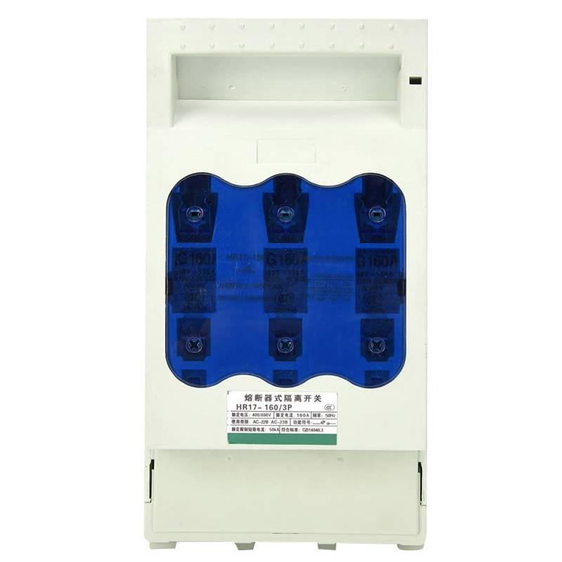 HR17B - 160/30 Schaltungsschutz Typ Isolierende Schalter -Unterbrechung 160a 3 Pole | ARC Protected Plastic / 50 ka kurz - Schaltungsstrom | GB14048.3 Konform für die Verteilung / (Brass) von REXVTNS