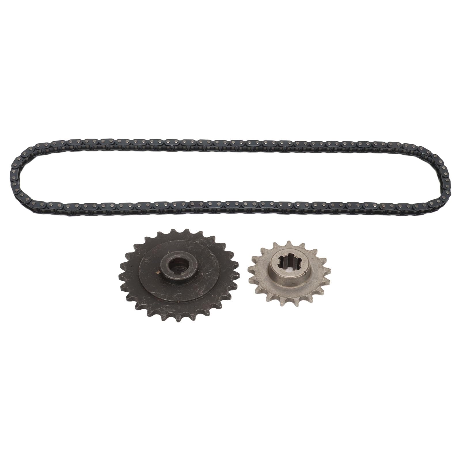 REXVTNS T8F 17T Sprocket Kit | Compatible for Ty Rod 33cc / 43cc / 49cc | Front & Rear Sprockets with 116 Link Chain | High - Grade Steel REXVTNS T8F 17T Sprocket Kit | Compatible for Ty Rod 33cc / 43cc / 49cc | Front & Rear Sprockets with 116 Link Chain | High - Grade Steel von REXVTNS