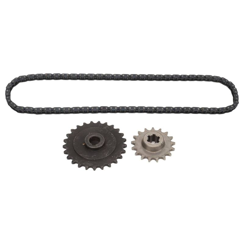 REXVTNS T8F 17T Sprocket Kit | Compatible for Ty Rod 33cc / 43cc / 49cc | Front & Rear Sprockets with 116 Link Chain | High - Grade Steel von REXVTNS