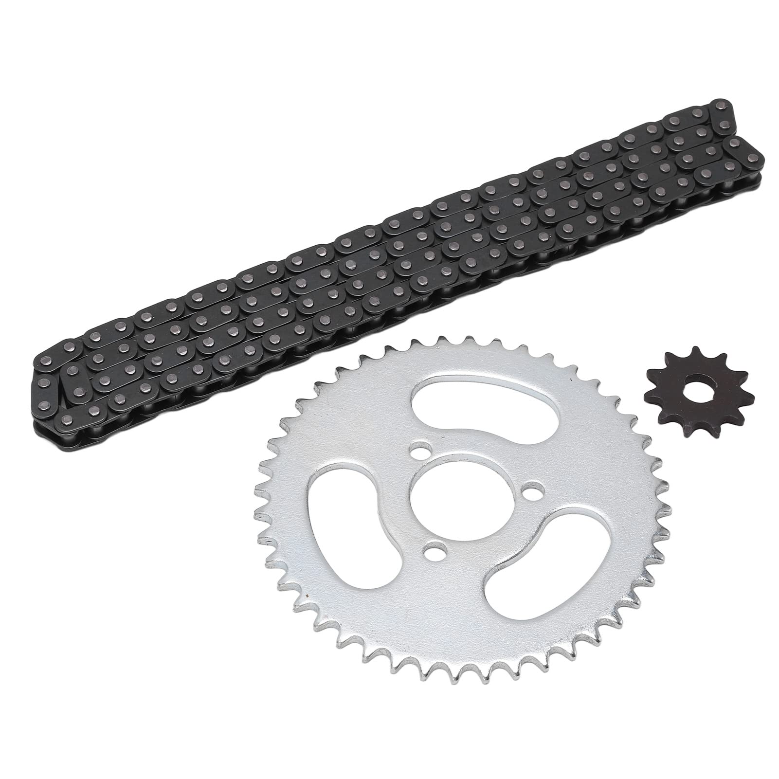 REXVTNS T8F Sprocket Chain Set | High Performance Steel Gear Chain for Customized Karts/ATVs/Mini Motorcycles | 11T Front & 44T Rear Sprocket Replacement Kit | Long - Wearing T8F Chain REXVTNS T8F Sprocket Chain Set | High Performance Steel Gear Chain for Customized Karts/ATVs/Mini Motorcycles | 11T Front & 44T Rear Sprocket Replacement Kit | Long - Wearing T8F Chain von REXVTNS